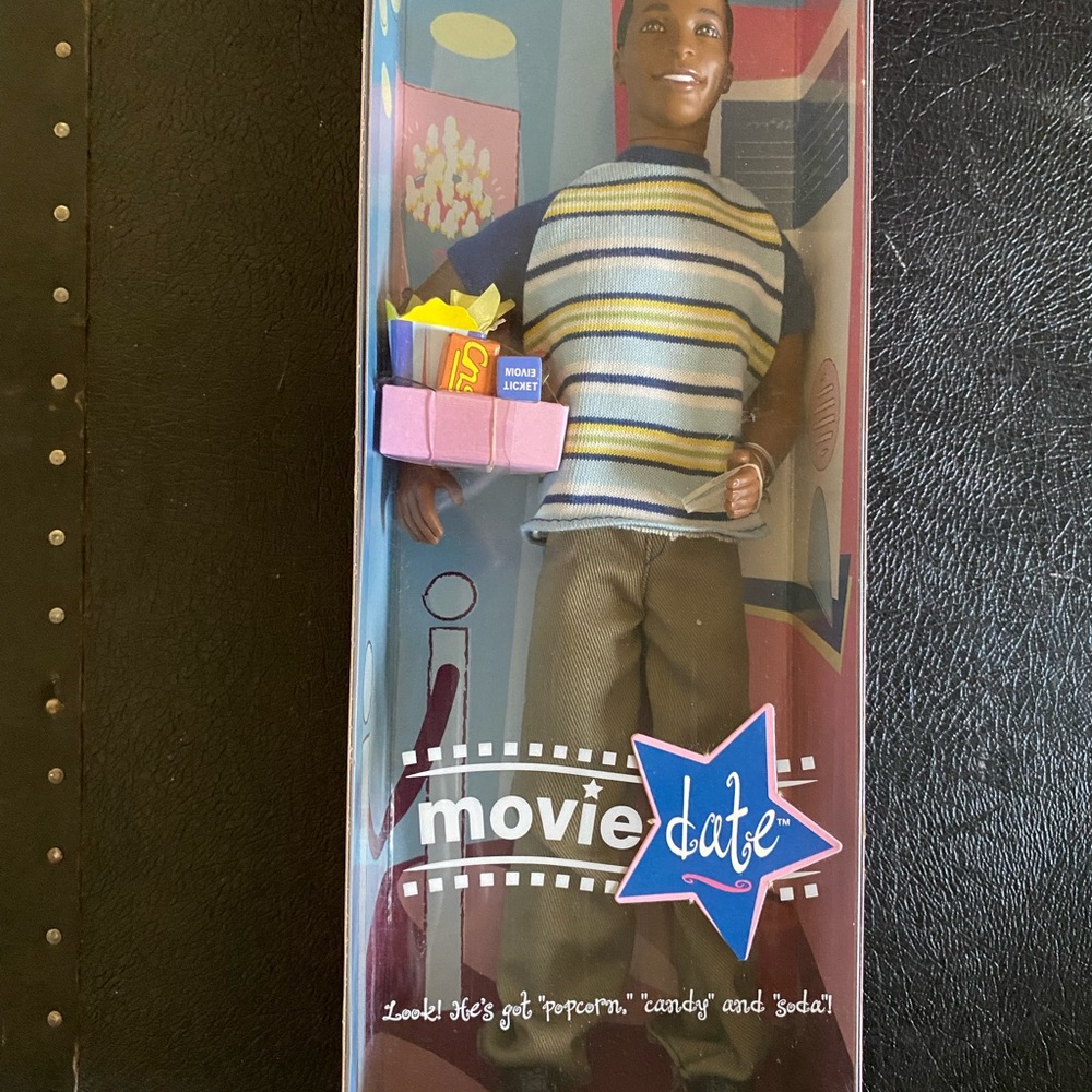 2000 Movie Date Ken with Striped Shirt and Accessories NIB